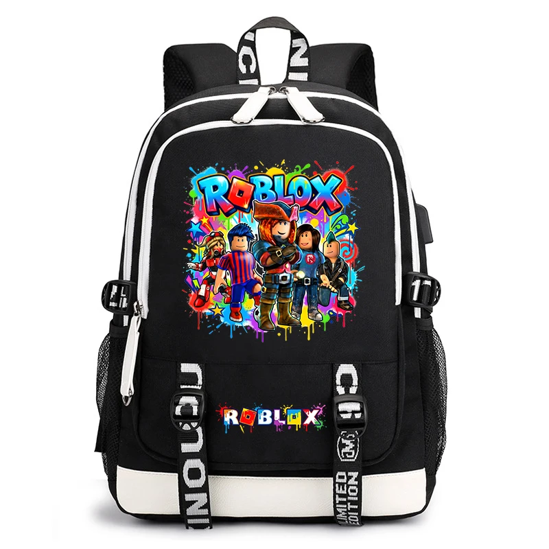 Roblox Game Backpack for Boys Girls Kids USB Charging School Bag Lightweight Bookbag Teenage Travel Daypack
Roblox Game Backpack for Boys Girls Kids USB Charging School Bag Lightweight Bookbag Teenage Travel Daypack