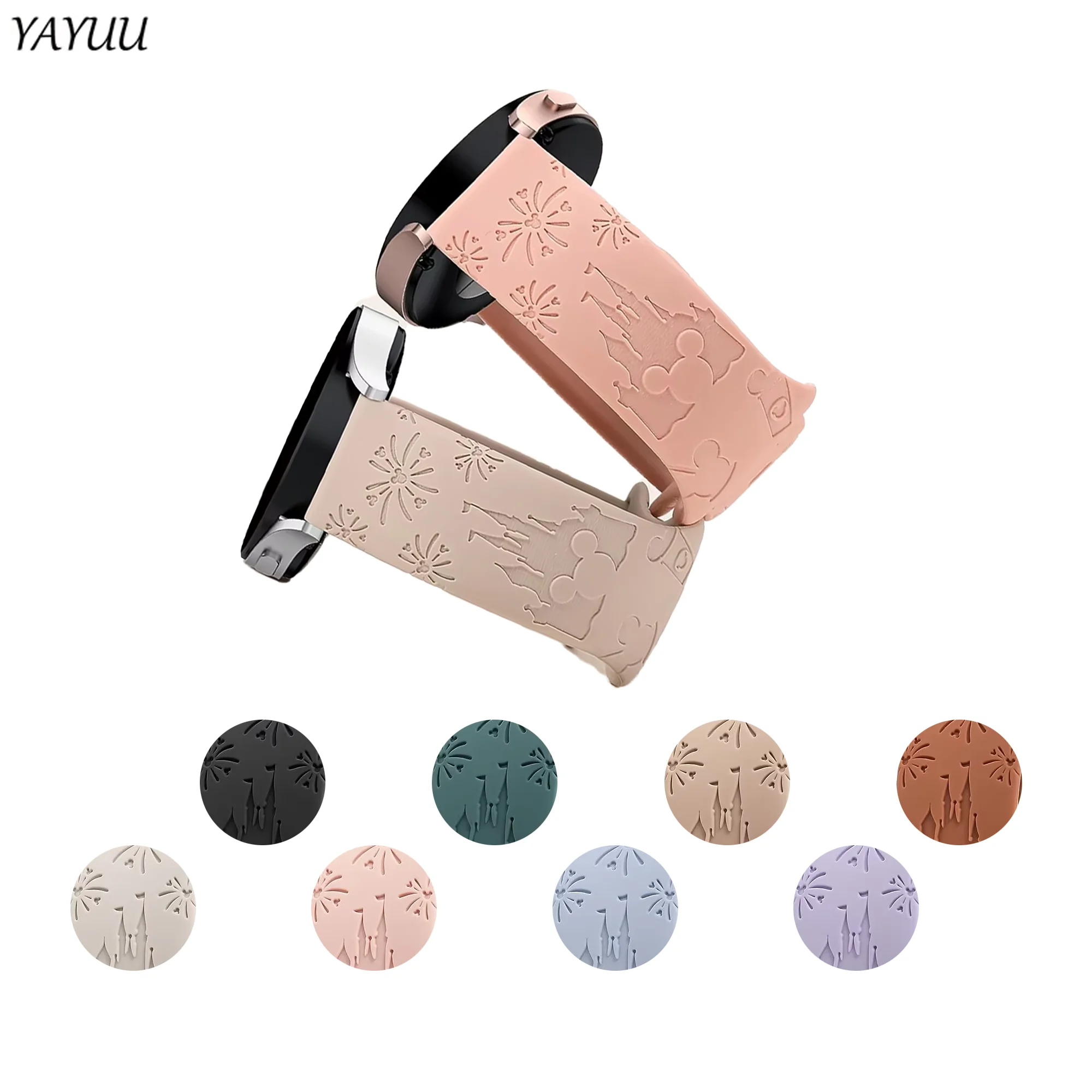 20mm Cute Silicone Cartoon Engraved Bands for Samsung Galaxy Watch 6/5/4/Active 2 40mm 44mm/Watch 5 Pro 45mm/Watch 3 41mm Straps
20mm Cute Silicone Cartoon Engraved Bands for Samsung Galaxy Watch 6/5/4/Active 2 40mm 44mm/Watch 5 Pro 45mm/Watch 3 41mm Straps