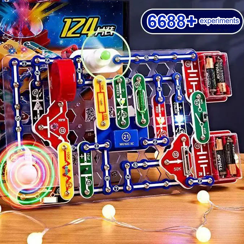 Boys STEM Building Blocks Set Electronic Science Physics Tech Experiment Model Educational Playset for Kids
Boys STEM Building Blocks Set Electronic Science Physics Tech Experiment Model Educational Playset for Kids