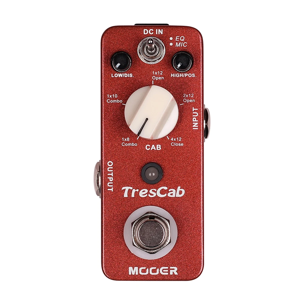 MOOER TresCab Digital Cabinet Simulation Guitar Effect Pedal Full Metal Shell Electric Guitar Parts & Accessories True Bypass
MOOER TresCab Digital Cabinet Simulation Guitar Effect Pedal Full Metal Shell Electric Guitar Parts & Accessories True Bypass