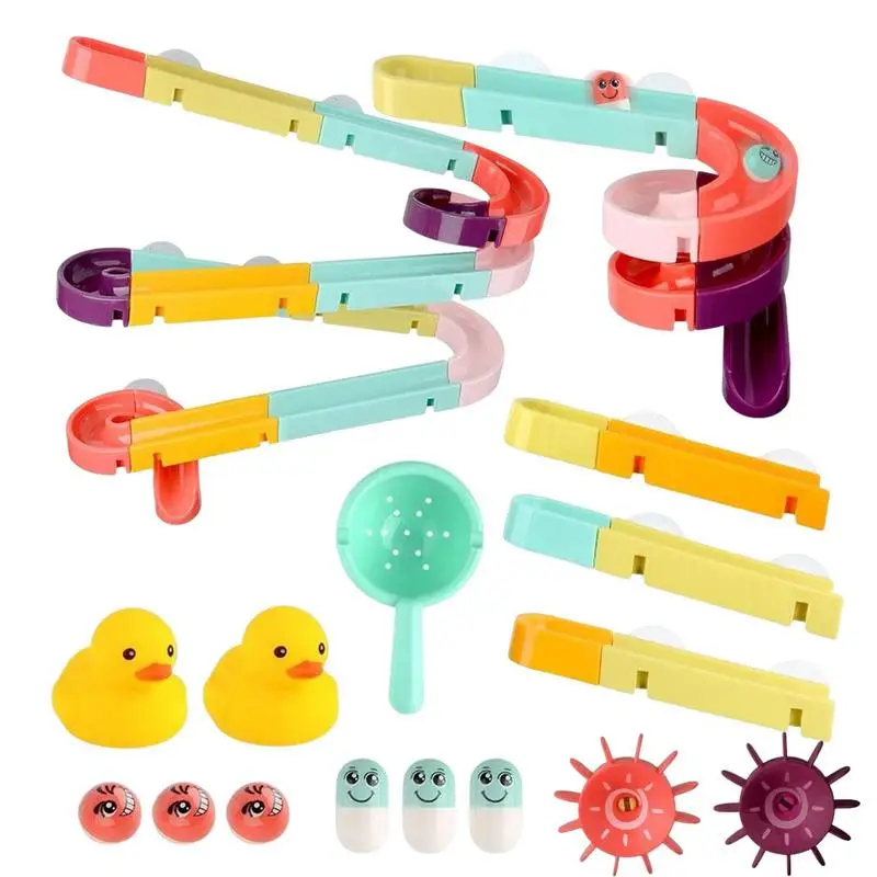 Baby Bath Toys Baby DIY Assembling Track Slide Suction Cup Toys DIY Roller Ball Bearing Assembling Bathroom Bathtub Toy Gifts
Baby Bath Toys Baby DIY Assembling Track Slide Suction Cup Toys DIY Roller Ball Bearing Assembling Bathroom Bathtub Toy Gifts
