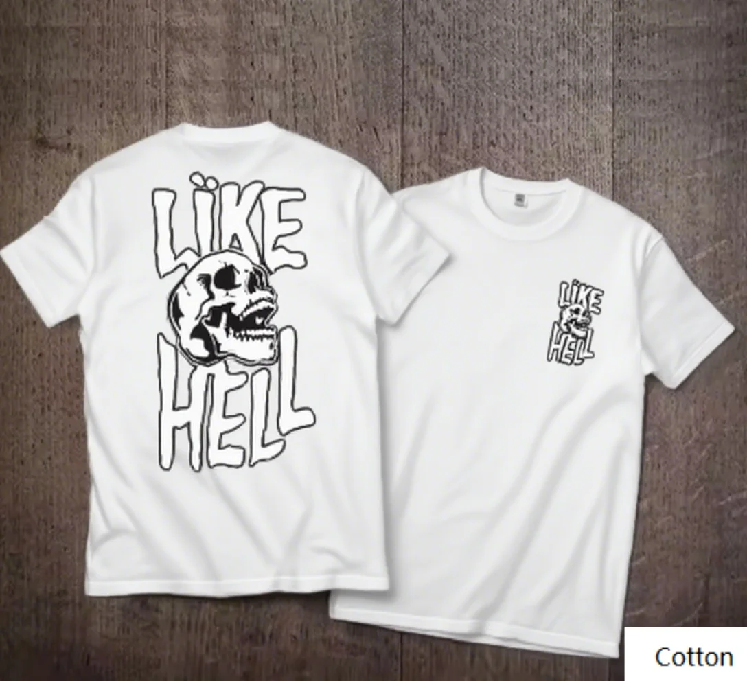 Dark - Rebellious - Themed Crew Neck T - Shirt Showcasing A Distinctive Skull - Design Trendy Printed Brand Short Sleeve
Dark - Rebellious - Themed Crew Neck T - Shirt Showcasing A Distinctive Skull - Design Trendy Printed Brand Short Sleeve