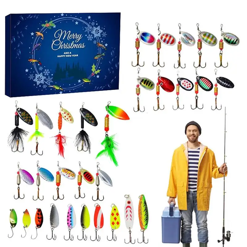 2024 Christmas Fishing Tackles Set 24 Days Funny Christmas Countdown Advent Gift Box For Uncle Husband Fishing Enthusiasts
2024 Christmas Fishing Tackles Set 24 Days Funny Christmas Countdown Advent Gift Box For Uncle Husband Fishing Enthusiasts