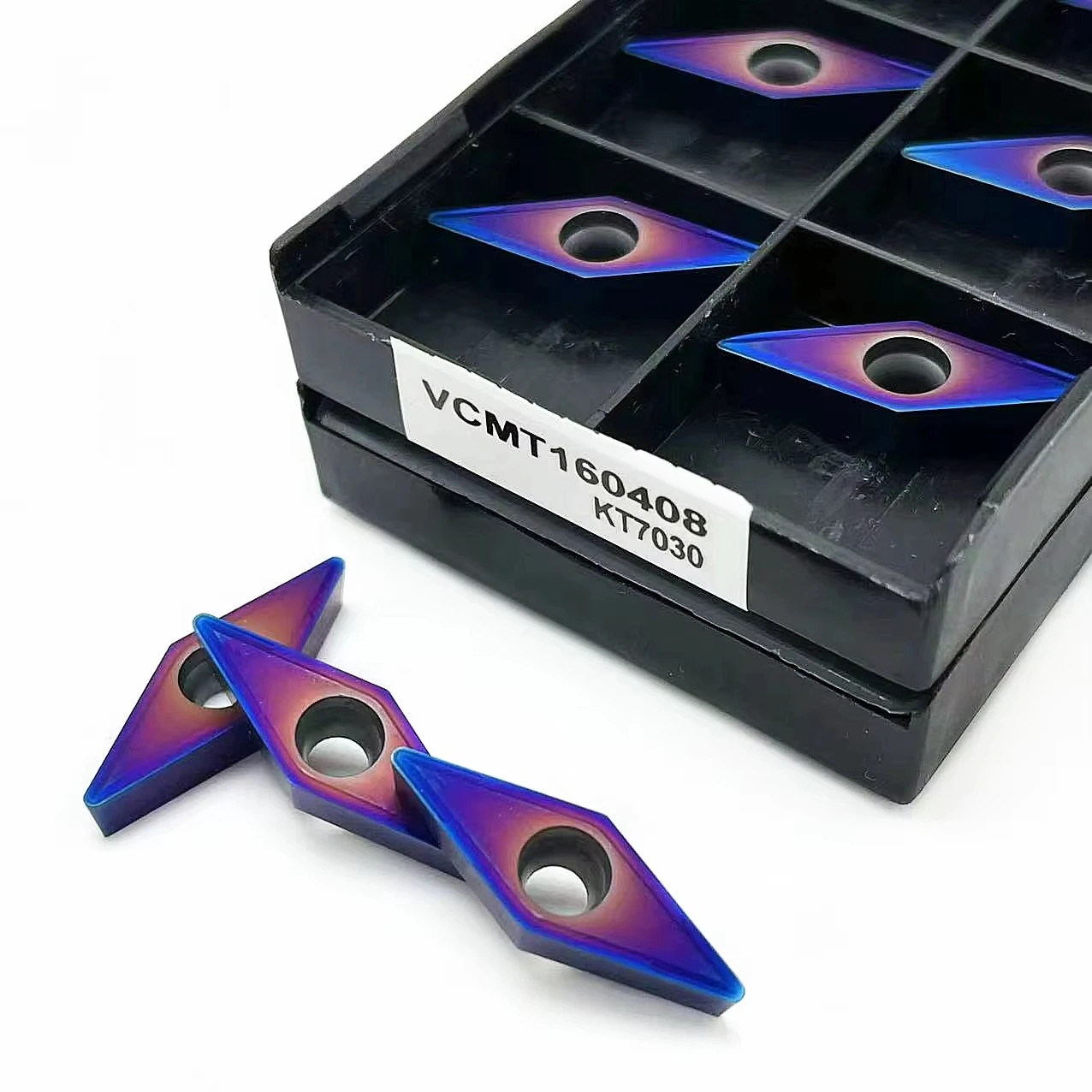 10Pcs/Box VCMT160404 VCMT160408 KT7030 Carbide Insert Internal Turning Tool CNC Cutting Lathe Tool High-Quality Turning Tool
10Pcs/Box VCMT160404 VCMT160408 KT7030 Carbide Insert Internal Turning Tool CNC Cutting Lathe Tool High-Quality Turning Tool