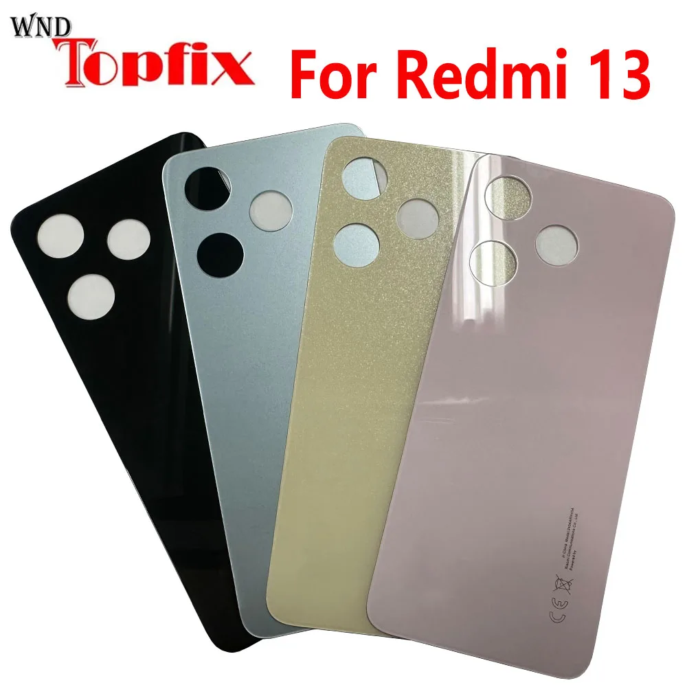 6.79" For Xiaomi Redmi 13 4G Battery Cover Rear Glass Battery Door Housing Replacement Parts For Redmi 13 Back Cover With Logo
6.79" For Xiaomi Redmi 13 4G Battery Cover Rear Glass Battery Door Housing Replacement Parts For Redmi 13 Back Cover With Logo