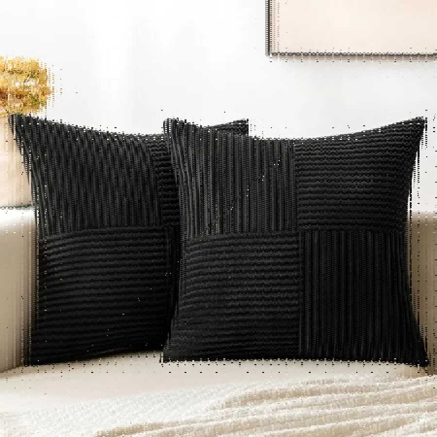 Decorative Throw Pillow Covers 18x18 Inch for Couch Bed Sofa Pack of 2 Boho Farmhouse Throw Pillows Soft Cross Corduroy Patchwo
Decorative Throw Pillow Covers 18x18 Inch for Couch Bed Sofa Pack of 2 Boho Farmhouse Throw Pillows Soft Cross Corduroy Patchwo