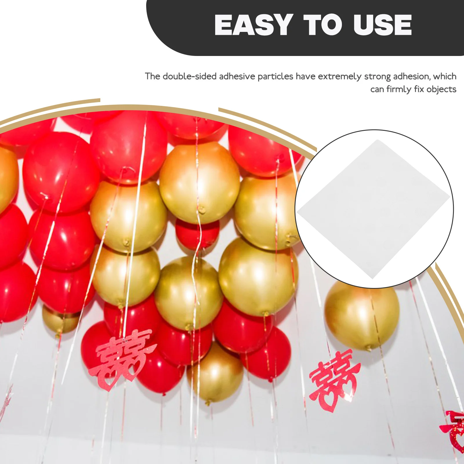 100 Sheets Balloon Dot Sticker Double Side Adhesive Tape for Posters Photos Wedding DIY Balloon Sticker
100 Sheets Balloon Dot Sticker Double Side Adhesive Tape for Posters Photos Wedding DIY Balloon Sticker