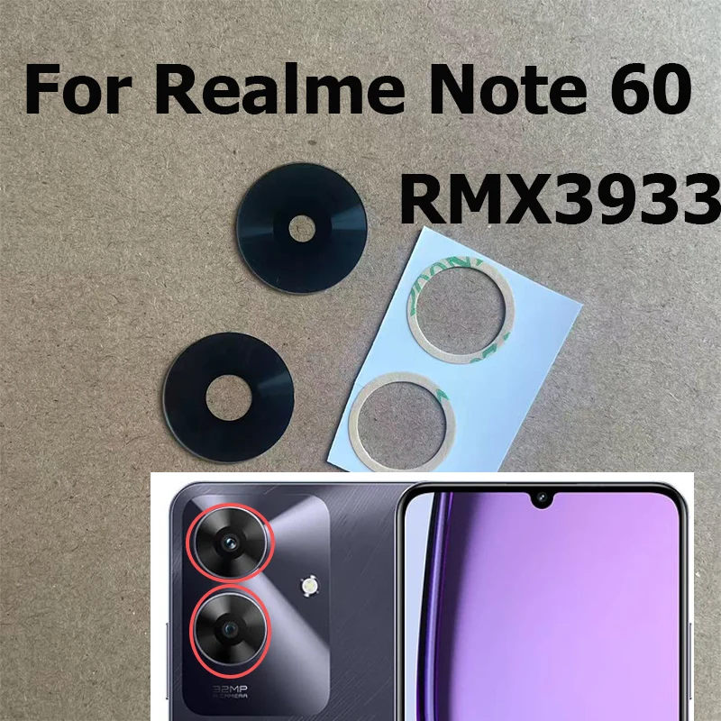 For Realme Note 60 Back Camera Glass Lens Rear Glass Cover With Glue Sticker Repair Replacement Parts RMX3933
For Realme Note 60 Back Camera Glass Lens Rear Glass Cover With Glue Sticker Repair Replacement Parts RMX3933