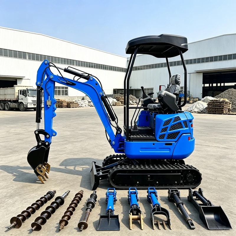 13.5HP 1.8/1.5Ton Mini Excavator Excavadora Construction Diggers For Farm Bager 1.8T Thumb Clamp Added
13.5HP 1.8/1.5Ton Mini Excavator Excavadora Construction Diggers For Farm Bager 1.8T Thumb Clamp Added
