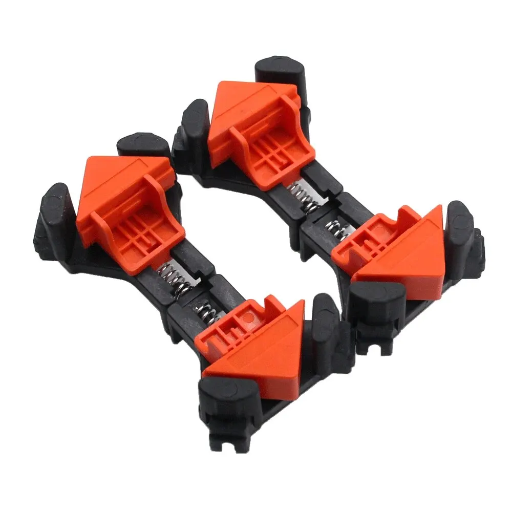 4pc/8pc Portable Right Angle Woodworking Clamp Spring Clamping Woodworking 90 Degree Locator Electric Tool Accessory Set
4pc/8pc Portable Right Angle Woodworking Clamp Spring Clamping Woodworking 90 Degree Locator Electric Tool Accessory Set