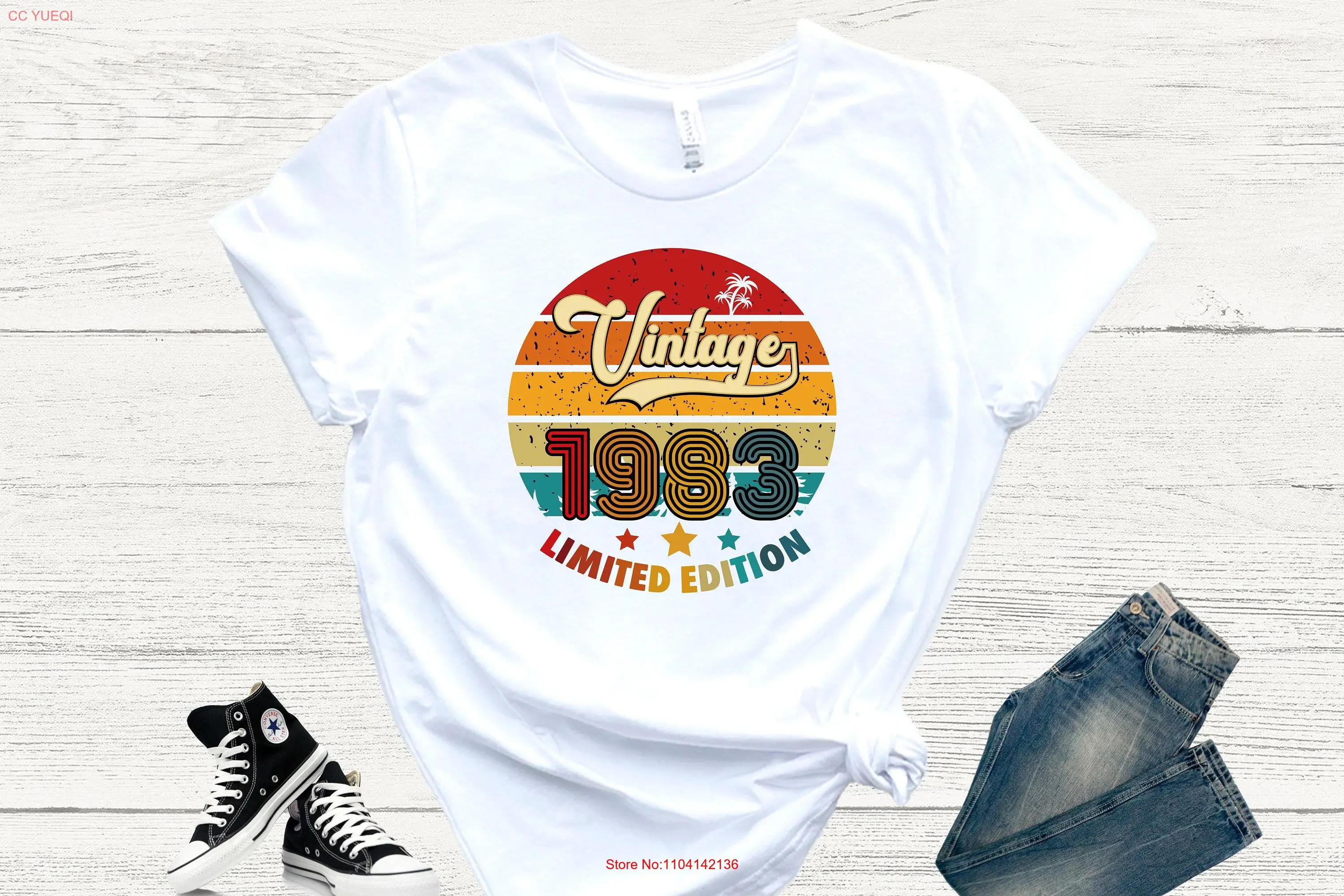 Винтажная футболка на 40-летие 1983 года, 60-е для женщин с длинными или короткими рукавами
Винтажная футболка на 40-летие 1983 года, 60-е для женщин с длинными или короткими рукавами