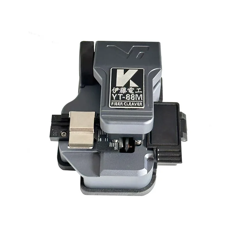 YT-88M Optic Fiber Cleaver, 24 Sides Cold Contact FTTH Fiber Optic Cable Cutter, Durable Metal Tool for Fast Splicing
YT-88M Optic Fiber Cleaver, 24 Sides Cold Contact FTTH Fiber Optic Cable Cutter, Durable Metal Tool for Fast Splicing