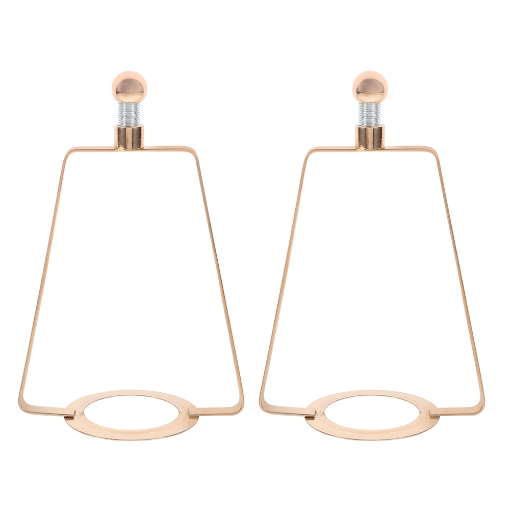 2pcs Iron Frame Lampshade Harp Holder Durable Decorative Light Fixture Accessory Parts for Office Home Restaurant Shade Holder
2pcs Iron Frame Lampshade Harp Holder Durable Decorative Light Fixture Accessory Parts for Office Home Restaurant Shade Holder