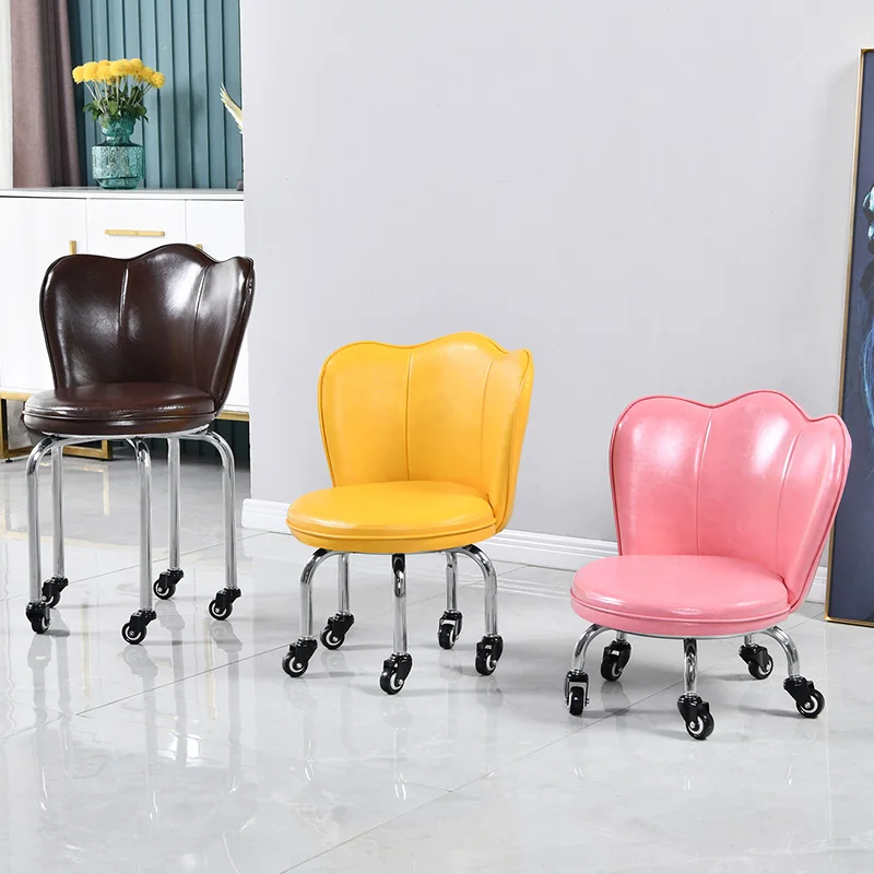 Small stool with wheels Low Pulley Round Back chair Leather Sofa stoolPedicure Children's t
Small stool with wheels Low Pulley Round Back chair Leather Sofa stoolPedicure Children's t