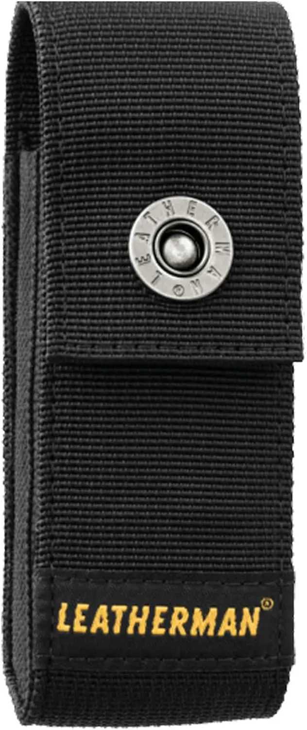 Premium Nylon Snap Sheath for Multi-Tools, Fits 3.25" to 4.5", Black Medium Size
Premium Nylon Snap Sheath for Multi-Tools, Fits 3.25" to 4.5", Black Medium Size