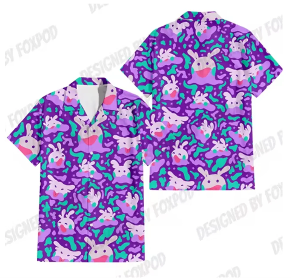 Summer men's shirt 3d printed cartoon print casual sports lapel short sleeve top oversized clothing Hawaiian beach style
Summer men's shirt 3d printed cartoon print casual sports lapel short sleeve top oversized clothing Hawaiian beach style