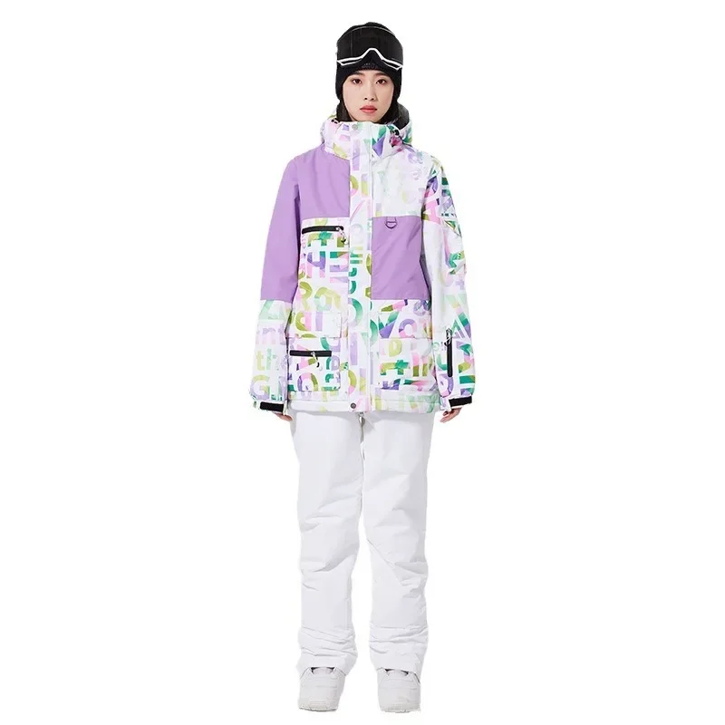 New Skiing Suit Men Women Warm Breathable Waterproof Windproof Outdoor Costumes Winter Snowboarding Jacket and Pants Set Couples
New Skiing Suit Men Women Warm Breathable Waterproof Windproof Outdoor Costumes Winter Snowboarding Jacket and Pants Set Couples