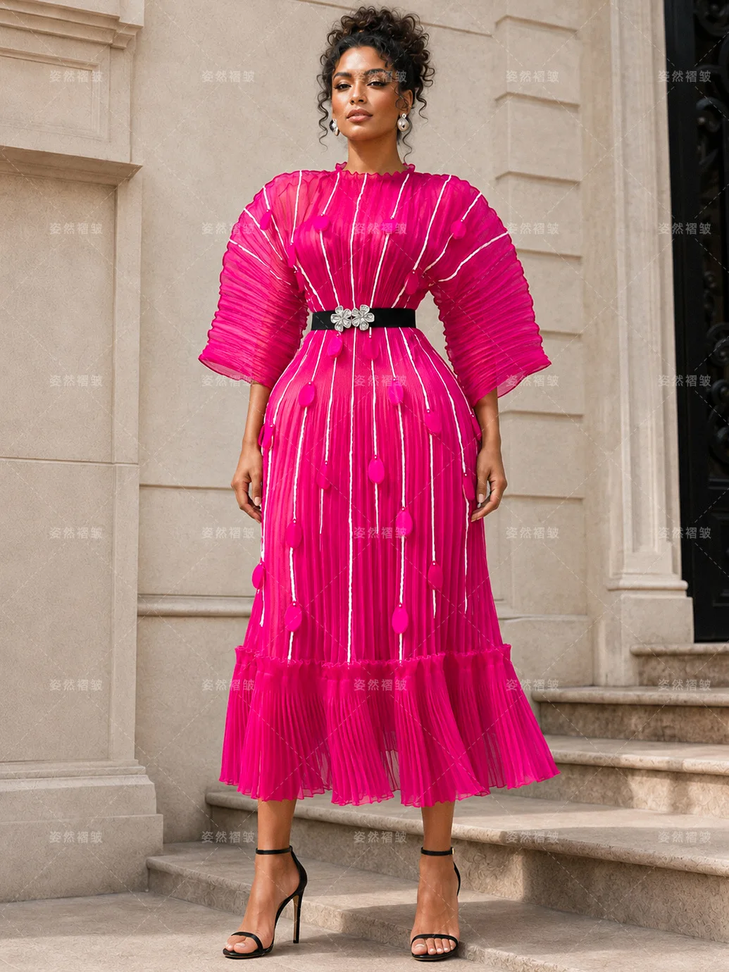 2026 New Waist and Thin Loose Women's Clothing Eugen Yarn Miyake Temperament Pleated Three-dimensional Flower Dress
2026 New Waist and Thin Loose Women's Clothing Eugen Yarn Miyake Temperament Pleated Three-dimensional Flower Dress