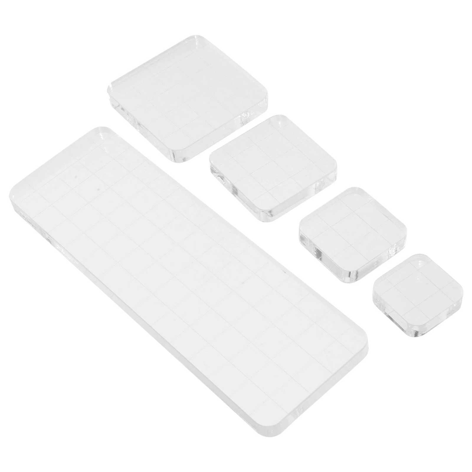 5Pcs Acrylic Stamp Accessories Double Transparent Scrapbook Supplies Clear Stamping Block Tools Craft Seal Board Kit Storage
5Pcs Acrylic Stamp Accessories Double Transparent Scrapbook Supplies Clear Stamping Block Tools Craft Seal Board Kit Storage