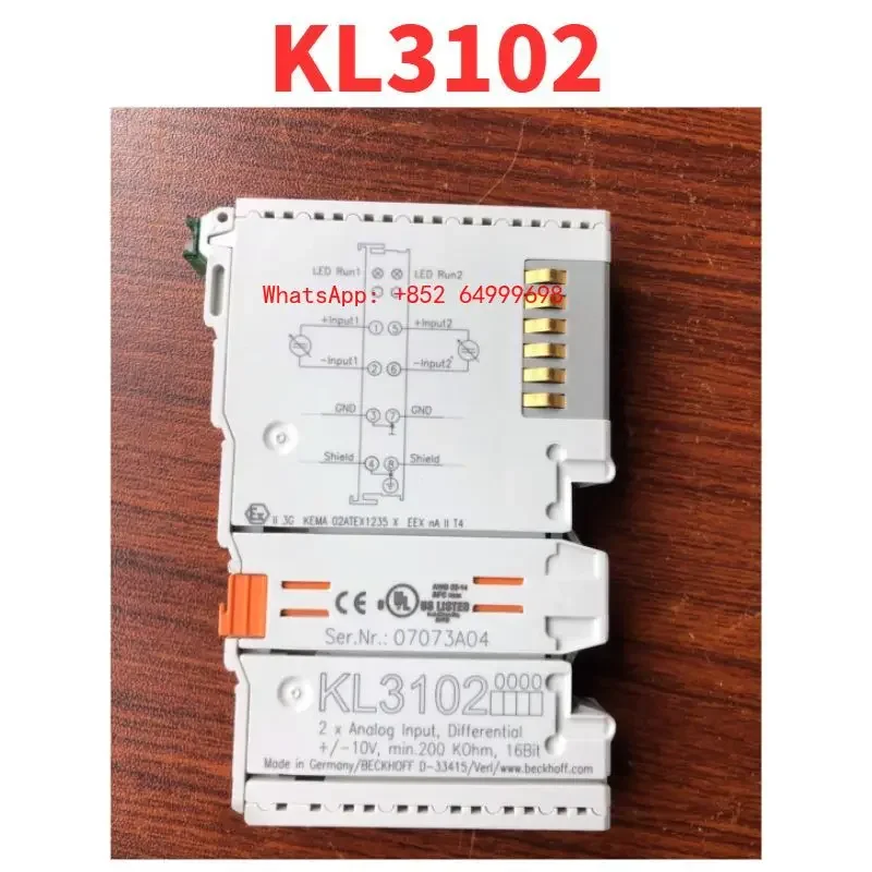 Second-hand test OK KL3102
Second-hand test OK KL3102