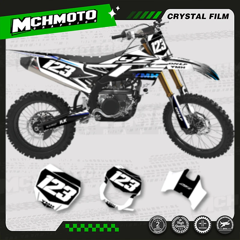 MCHMFG Graphics Deco Stickers For YAMAHA YZF250 2019-2023 YZF450 18-22 WRF450 19-22 WRF250 20-23 Number Name Customize
MCHMFG Graphics Deco Stickers For YAMAHA YZF250 2019-2023 YZF450 18-22 WRF450 19-22 WRF250 20-23 Number Name Customize