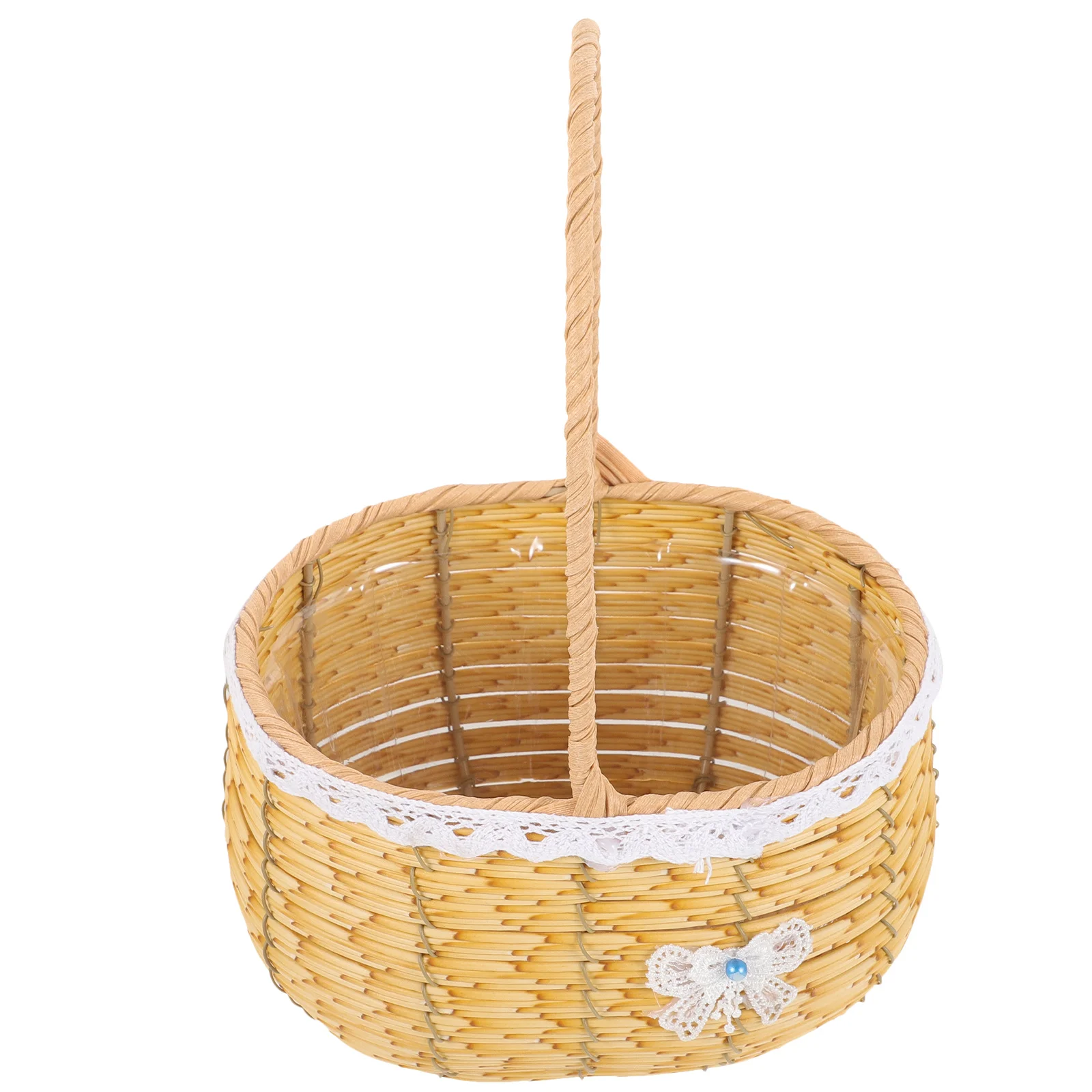 Woven Handmade Flower With Handle Flower Storage Basket With Handle Decorative Home Organizing Tassel Gift Basket
Woven Handmade Flower With Handle Flower Storage Basket With Handle Decorative Home Organizing Tassel Gift Basket