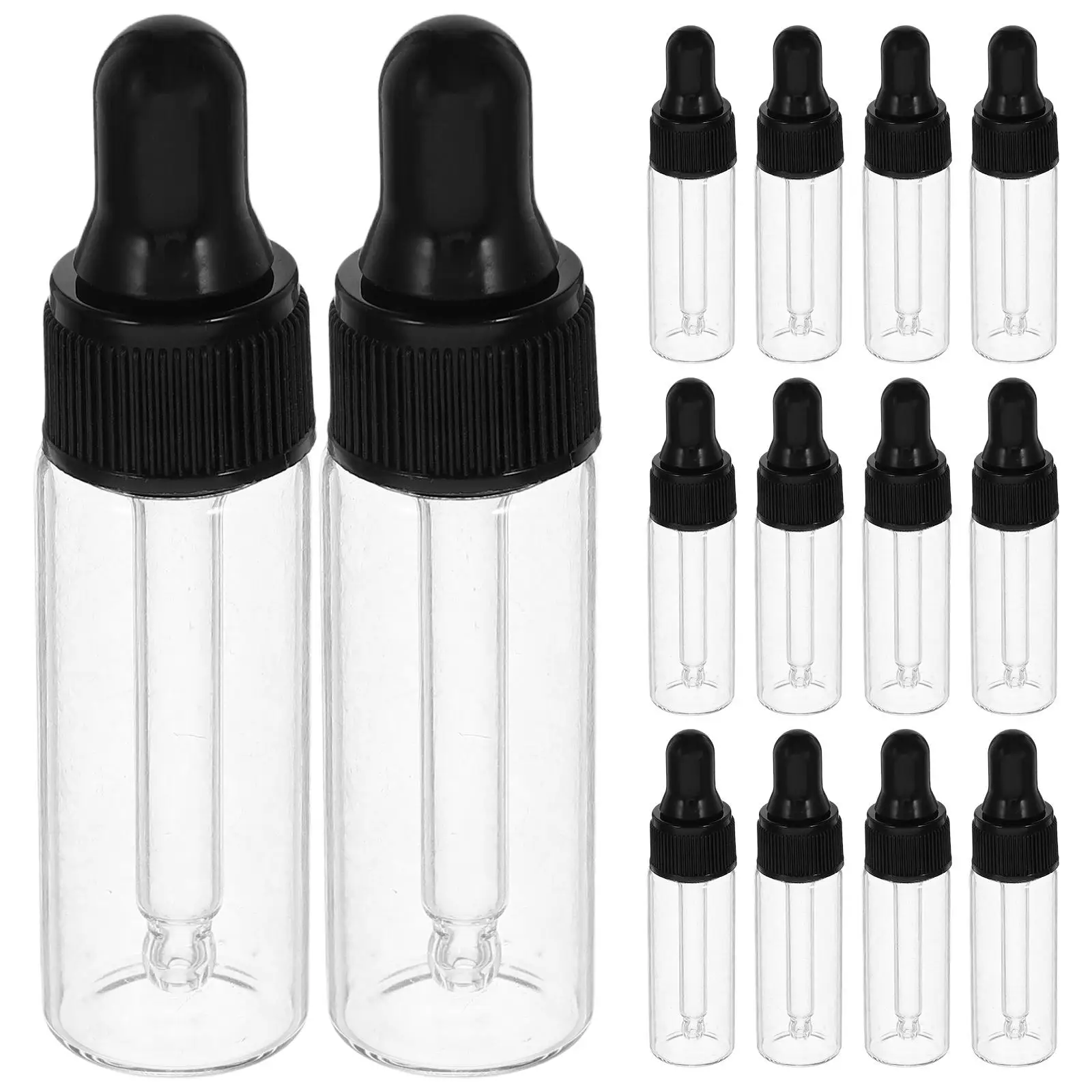 20 Pcs 3ML Dropper Bottles Small Glass Black Cap Leakproof Travel Sample Vial Serum Bottle Empty Oil Bottle Perfume Essential
20 Pcs 3ML Dropper Bottles Small Glass Black Cap Leakproof Travel Sample Vial Serum Bottle Empty Oil Bottle Perfume Essential