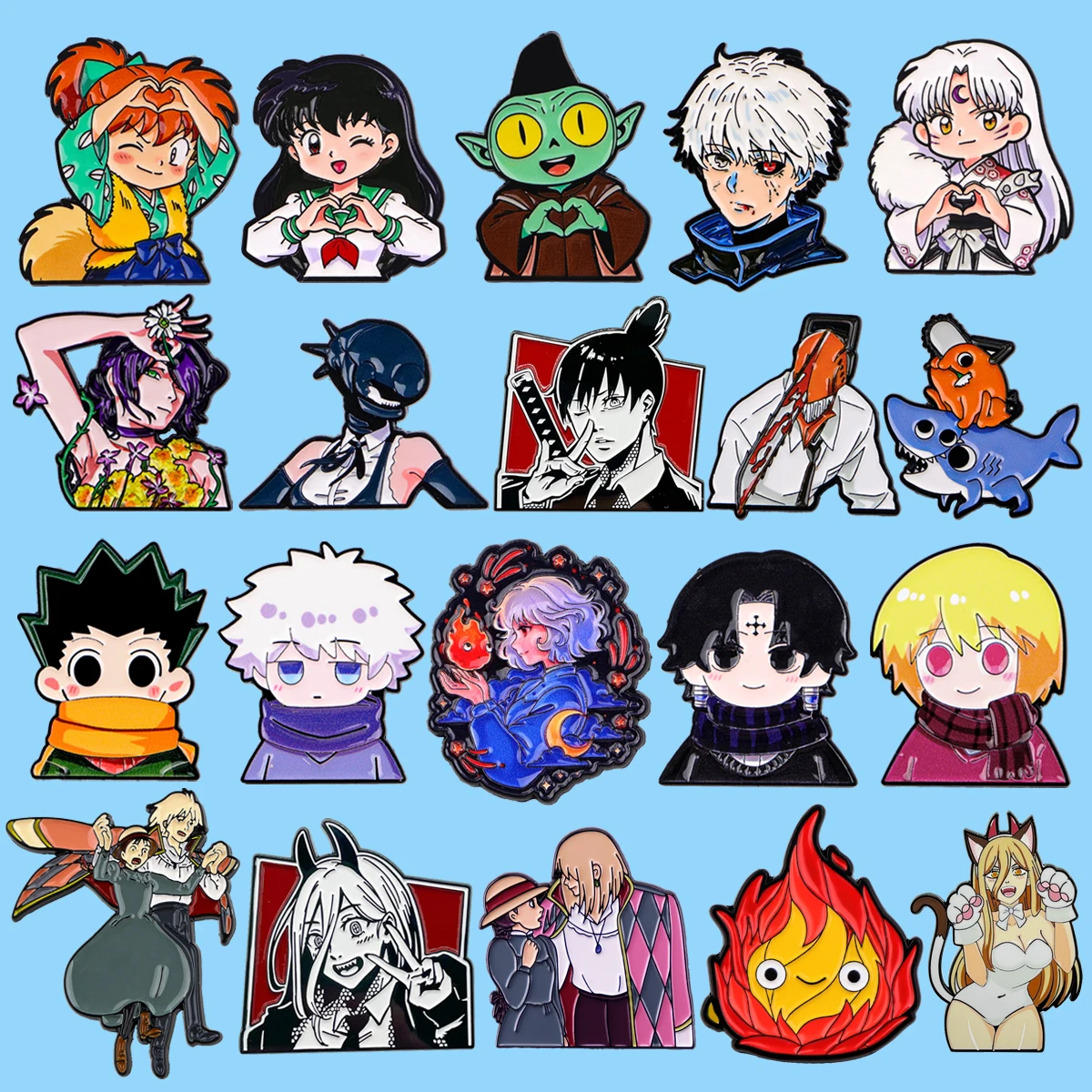 Cool Anime Characters Enamel Pin Cute Heart Sign Manga Figure Metal Lapel Badges Popular Cartoon Jewelry Gift for Fans Collector
Cool Anime Characters Enamel Pin Cute Heart Sign Manga Figure Metal Lapel Badges Popular Cartoon Jewelry Gift for Fans Collector