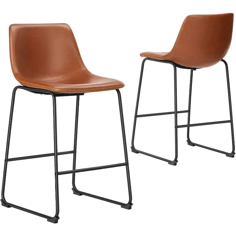 Sweetcrispy Dining Chairs,Kitchen & Dining Room Chairs, PU Leather Cushion and Metal Legs Bar Chairs
Sweetcrispy Dining Chairs,Kitchen & Dining Room Chairs, PU Leather Cushion and Metal Legs Bar Chairs