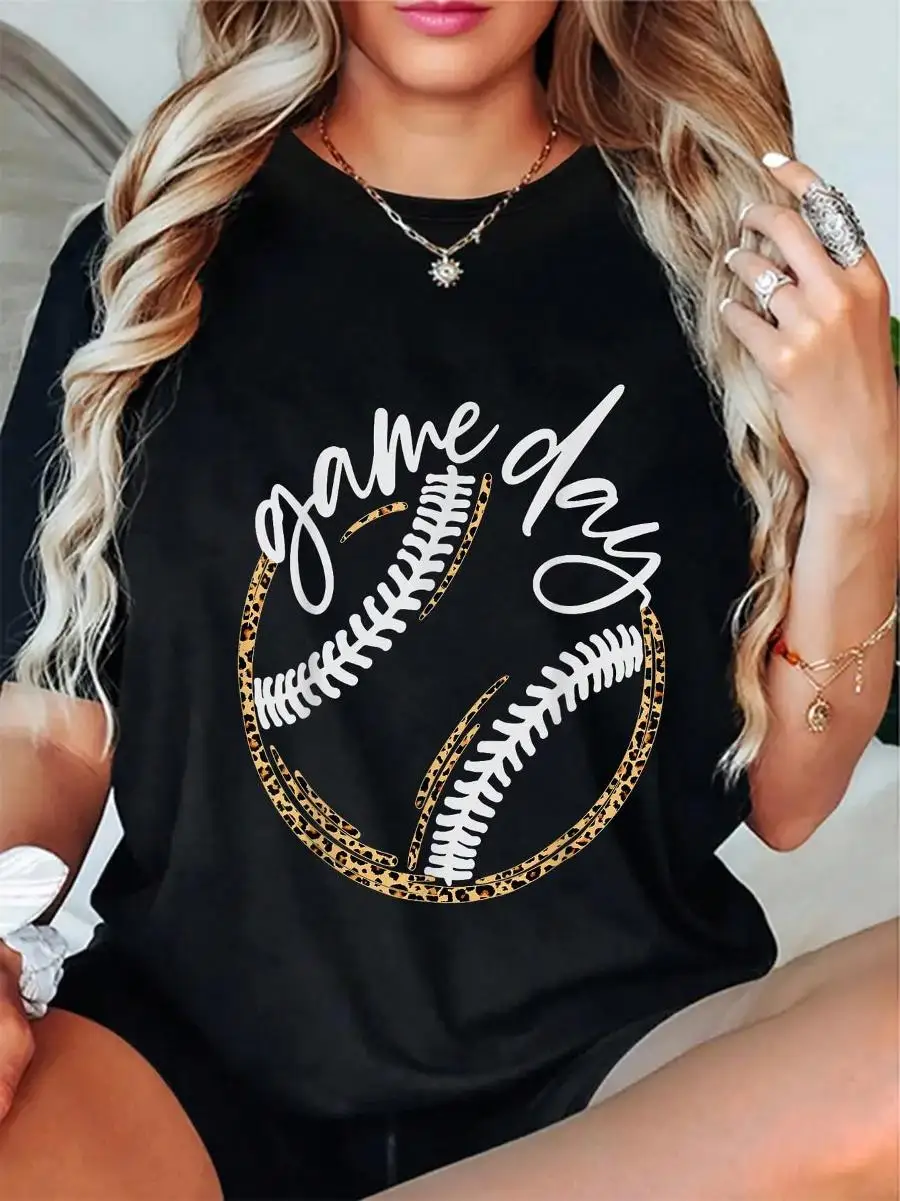 100% Cotton Game Day Baseball Baseball Life Softball Life For Mom T-Shirt
100% Cotton Game Day Baseball Baseball Life Softball Life For Mom T-Shirt