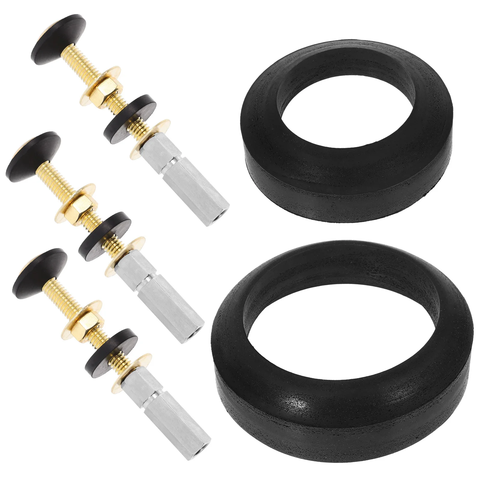 1 Set Tank Bolts Gasket Kit Sealing Ring For Toilet Seat Screws Washers Replacement Parts Durable Toilet Tank Hardware Fixing
1 Set Tank Bolts Gasket Kit Sealing Ring For Toilet Seat Screws Washers Replacement Parts Durable Toilet Tank Hardware Fixing
