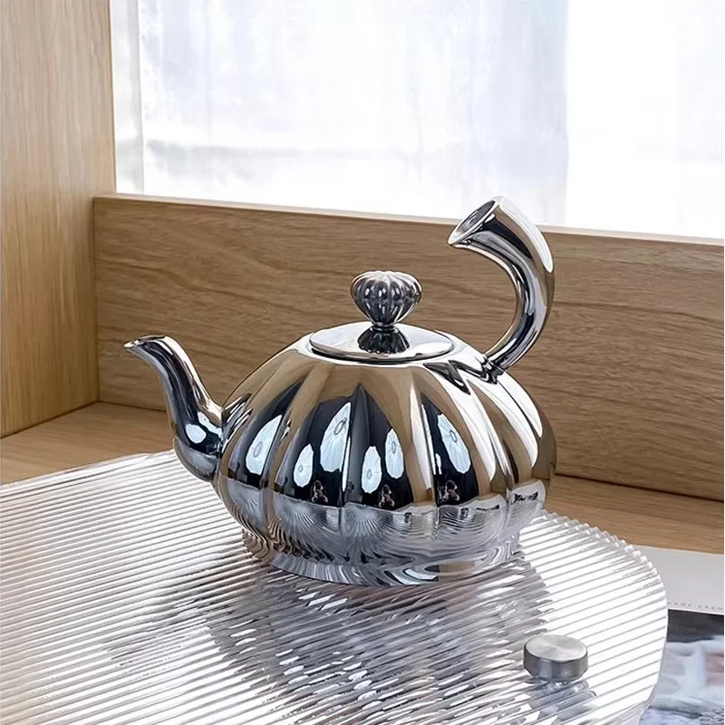 Creative Design of Stainless Steel Pumpkin Coffee Pot and Teapot Antique Water Bottle
Creative Design of Stainless Steel Pumpkin Coffee Pot and Teapot Antique Water Bottle