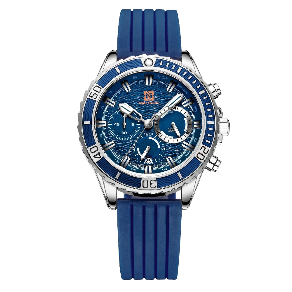 44mm Sports Quartz Watches Silicone Strap Wristwatch Install Quartz Movement Luxury 30M Diving Men Wristwatch
44mm Sports Quartz Watches Silicone Strap Wristwatch Install Quartz Movement Luxury 30M Diving Men Wristwatch