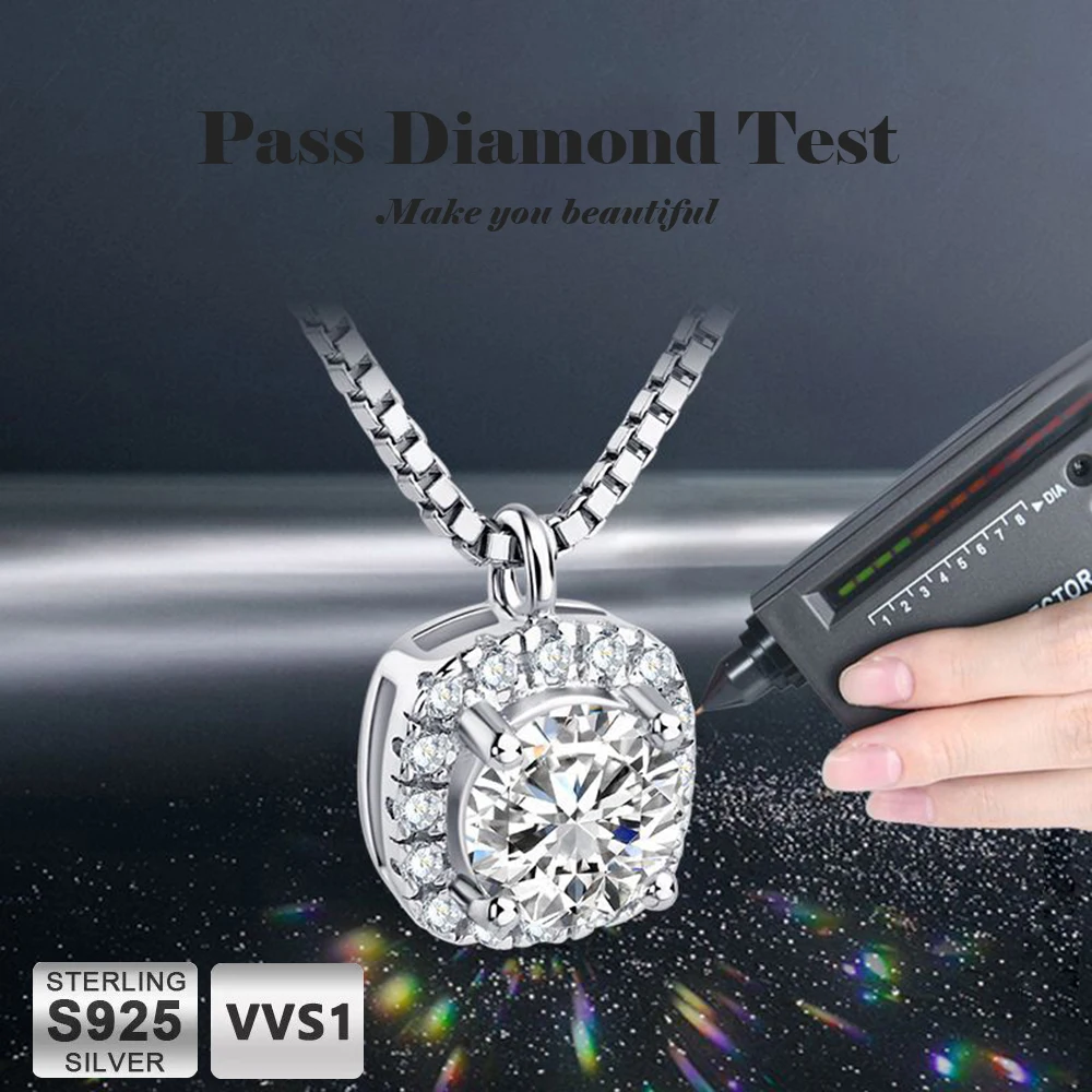 New moissanite Necklace Women's S925 Sterling Silver Small Sugar Cube Versatile High Sense Collarbone Chain Valentine's Day gift
New moissanite Necklace Women's S925 Sterling Silver Small Sugar Cube Versatile High Sense Collarbone Chain Valentine's Day gift