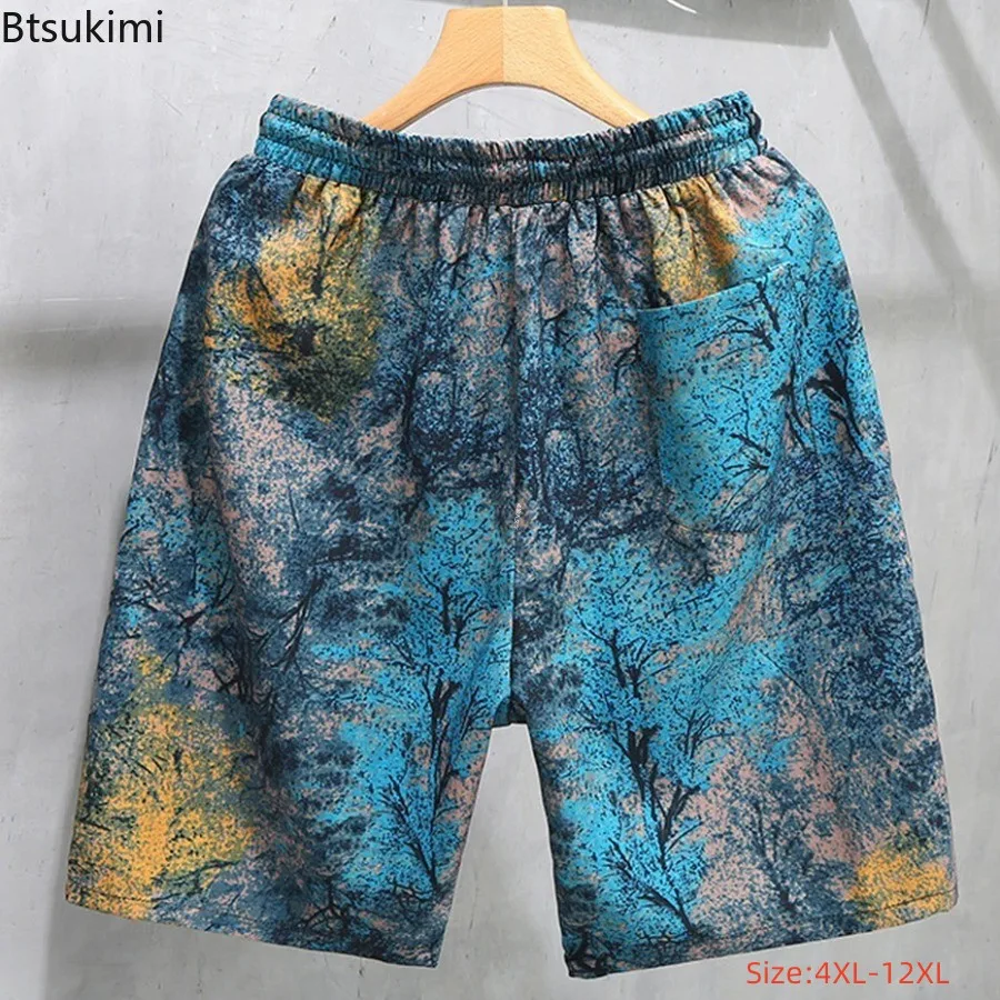 2026 New Men's Beach Shorts Summer Hip Hop Streetwear Tie-dye Short Plus Size 10XL 12XL Comfortable Lightweigt Trend Shorts Male
2026 New Men's Beach Shorts Summer Hip Hop Streetwear Tie-dye Short Plus Size 10XL 12XL Comfortable Lightweigt Trend Shorts Male