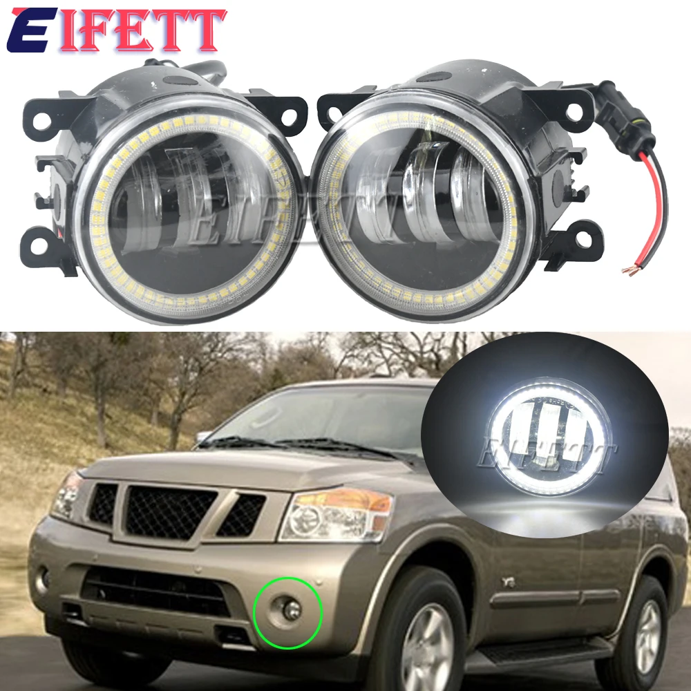 2PCS Led Foglight Foglamps DRL For Nissan Armada WA60 2008 2009 2010 2011 2012 2013 2014 2015 Fog Lights Assembly Lamp Day Light
2PCS Led Foglight Foglamps DRL For Nissan Armada WA60 2008 2009 2010 2011 2012 2013 2014 2015 Fog Lights Assembly Lamp Day Light