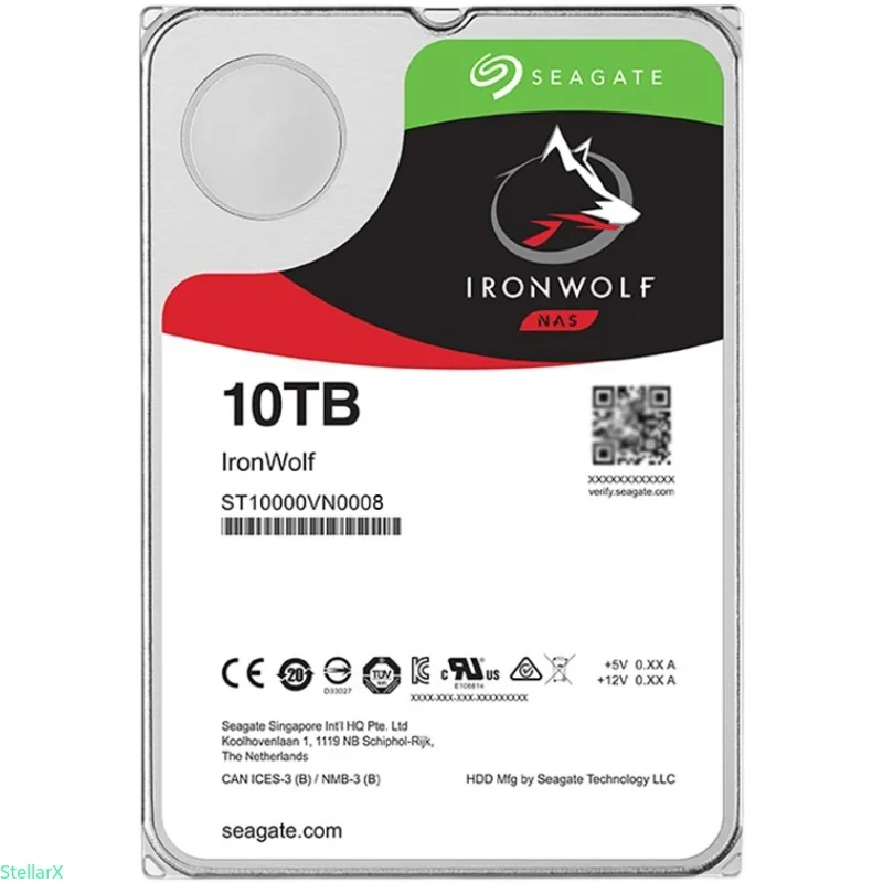 FOR Seagate IronWolf NAS 3.5" 10TB 256MB Internal Desktop Hard Drive - ST10000VN0008 NEW
FOR Seagate IronWolf NAS 3.5" 10TB 256MB Internal Desktop Hard Drive - ST10000VN0008 NEW