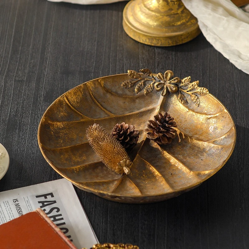 Bohemian Leaf Tray Vintage Iron Gold Art Fruit Plate Retro Metal Home Decor Tea Table Ornament Nordic Style Leaf Vein Decoration
Bohemian Leaf Tray Vintage Iron Gold Art Fruit Plate Retro Metal Home Decor Tea Table Ornament Nordic Style Leaf Vein Decoration