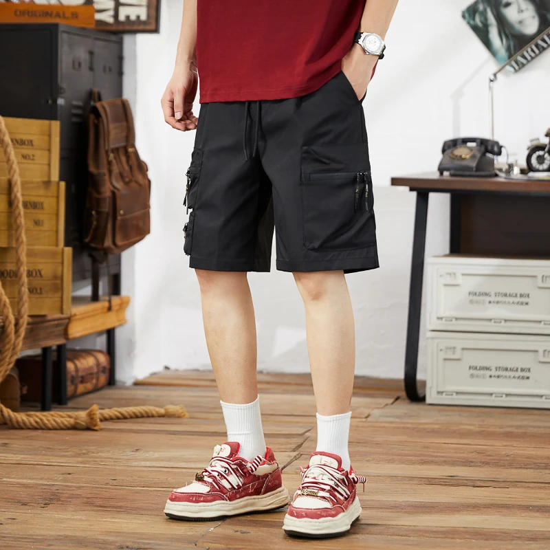 Summer Brand Outdoor Leisure Sports Men's Loose Cargo Shorts American Style Large Pockets Elastic Waist Loose Knee Length Pants
Summer Brand Outdoor Leisure Sports Men's Loose Cargo Shorts American Style Large Pockets Elastic Waist Loose Knee Length Pants