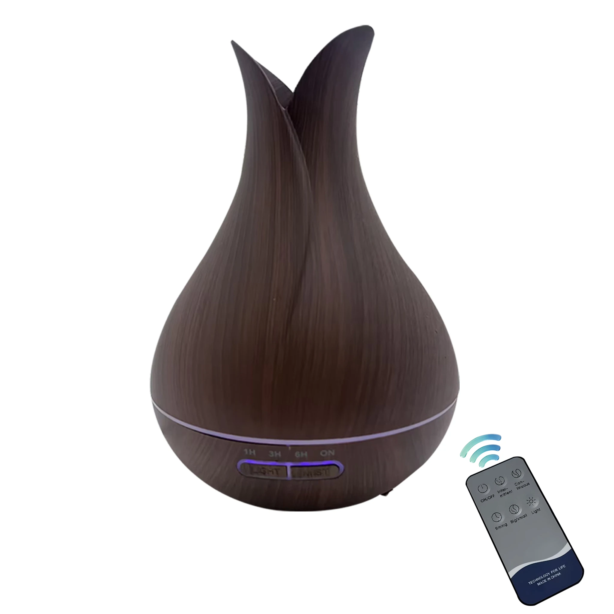 Ultrasonic Cool Mist Humidifier Wood Grain Essential Oil Diffuser Remote Control 7 LED Color Light Aroma Air Diffuser
Ultrasonic Cool Mist Humidifier Wood Grain Essential Oil Diffuser Remote Control 7 LED Color Light Aroma Air Diffuser