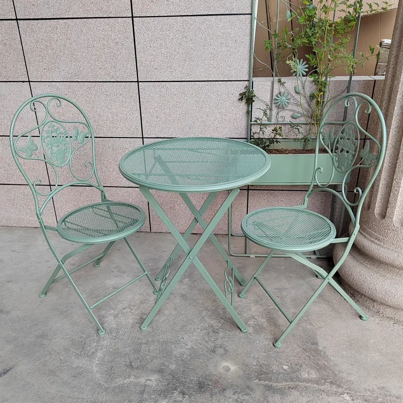 balcony table and chair combination three-piece set of casual folding outdoor patio wrought iron terrace simple household
balcony table and chair combination three-piece set of casual folding outdoor patio wrought iron terrace simple household