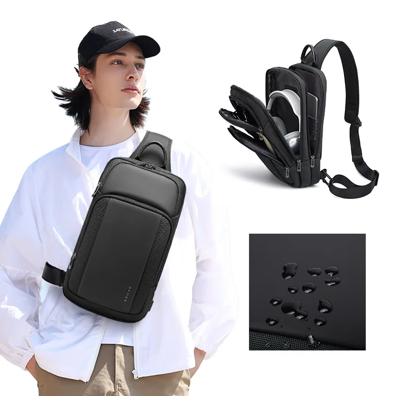 New Crossbody Premium Men's Breast Bag Waterproof Casual One Shoulder Fashion Simple Trend
New Crossbody Premium Men's Breast Bag Waterproof Casual One Shoulder Fashion Simple Trend