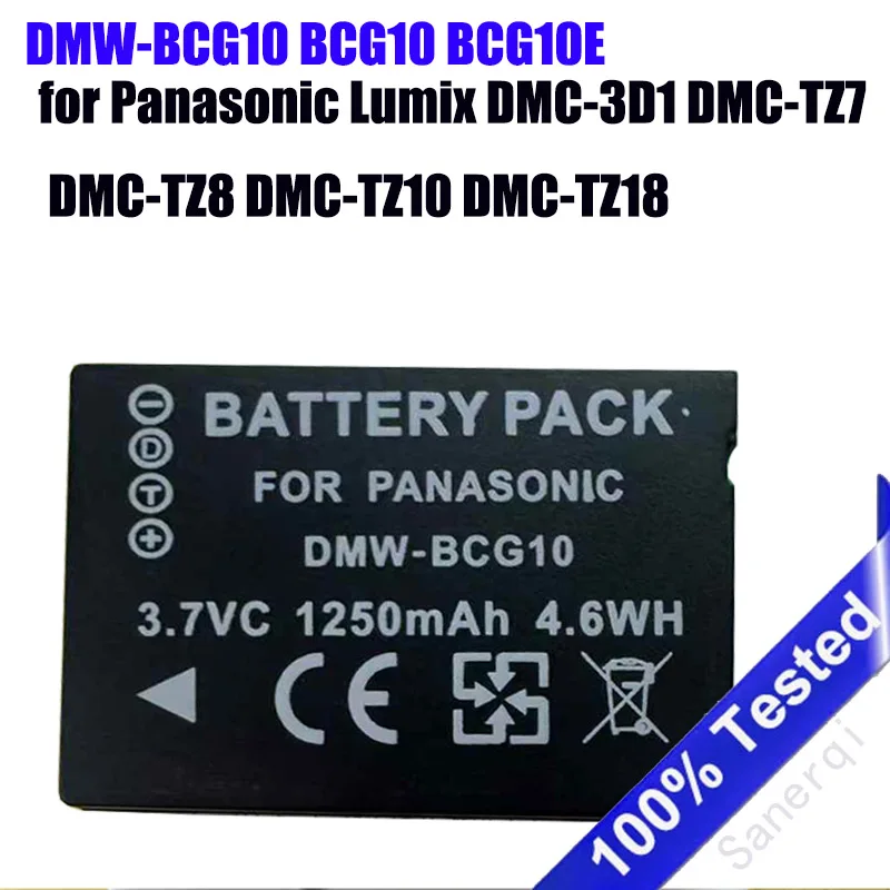 DMW-BCG10 BCG10E BCG10PP Digital Camera Battery For Panasonic DMC-ZS20 ZS25 TZ6 TZ7 TZ8 TZ10 TZ18 TZ20 TZ30 TZ35 ZX1 ZX3 Bateria
DMW-BCG10 BCG10E BCG10PP Digital Camera Battery For Panasonic DMC-ZS20 ZS25 TZ6 TZ7 TZ8 TZ10 TZ18 TZ20 TZ30 TZ35 ZX1 ZX3 Bateria
