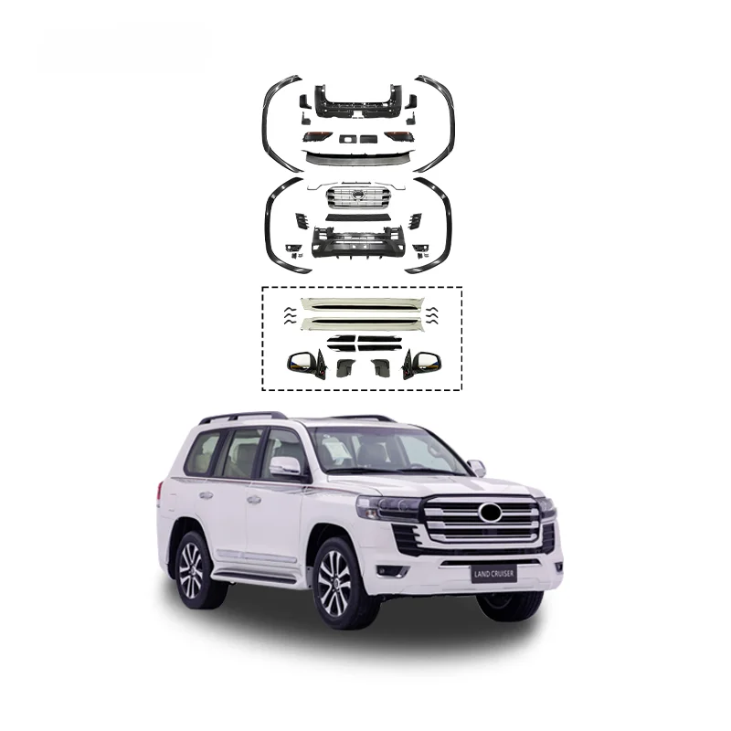 Комплекты для преобразования бампера GBT Factory LC 300 для автомобилей 2016-2020 Land Cruiser 200, обновление низкой версии, 300 Гбт, боди-комплект
Комплекты для преобразования бампера GBT Factory LC 300 для автомобилей 2016-2020 Land Cruiser 200, обновление низкой версии, 300 Гбт, боди-комплект