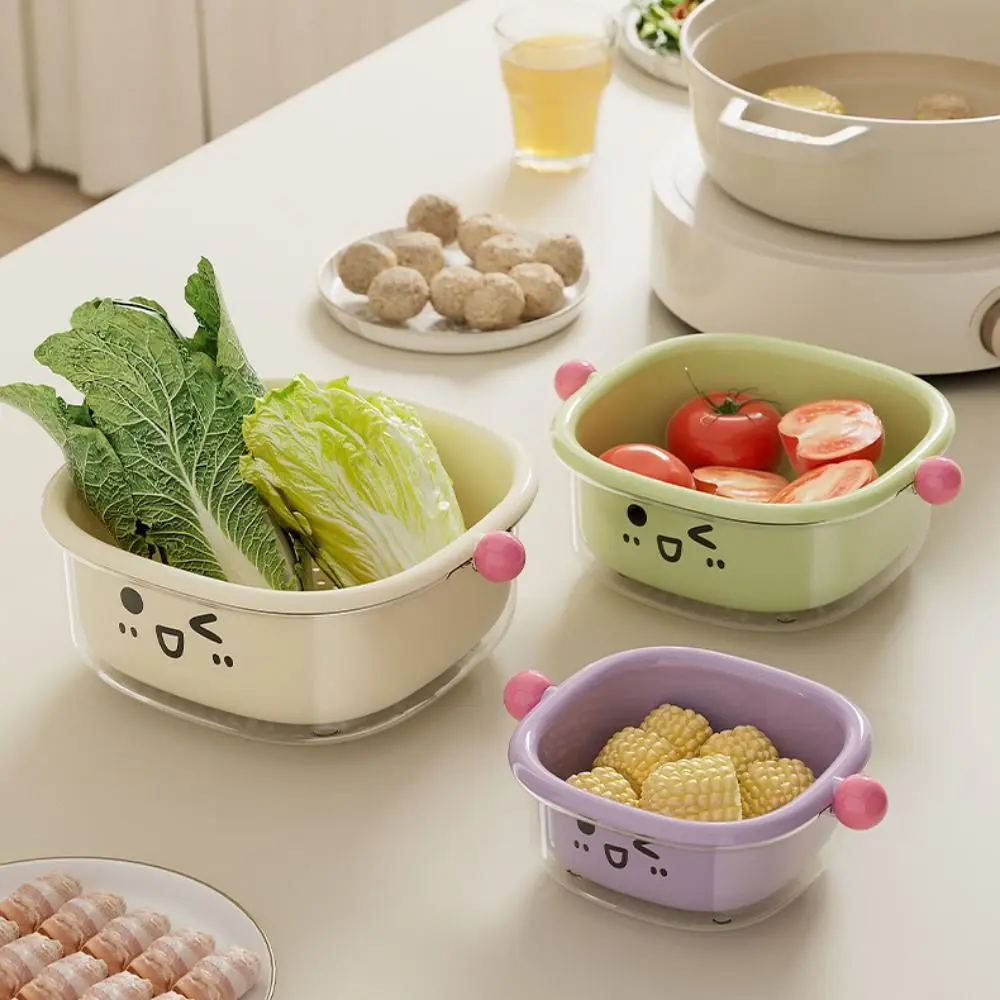 Household Plastic Drain Basket Thickened Double Layer Fruit Washing Basket Large Capacity 2-in-1 Fruit Tray Kitchen
Household Plastic Drain Basket Thickened Double Layer Fruit Washing Basket Large Capacity 2-in-1 Fruit Tray Kitchen