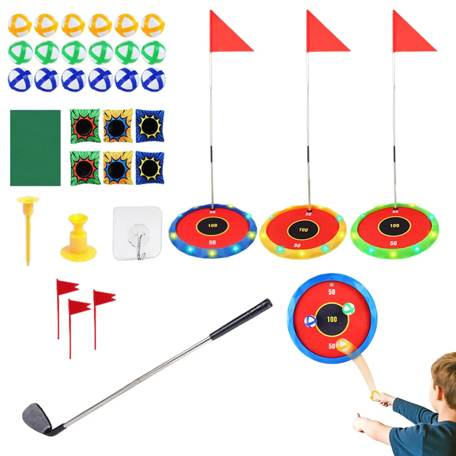 Детский набор для гольфа, тренировка качелей, семейные развлечения, игровой набор для игры в гольф, тренировка, рождественский спорт, пляж, дети старше
Детский набор для гольфа, тренировка качелей, семейные развлечения, игровой набор для игры в гольф, тренировка, рождественский спорт, пляж, дети старше