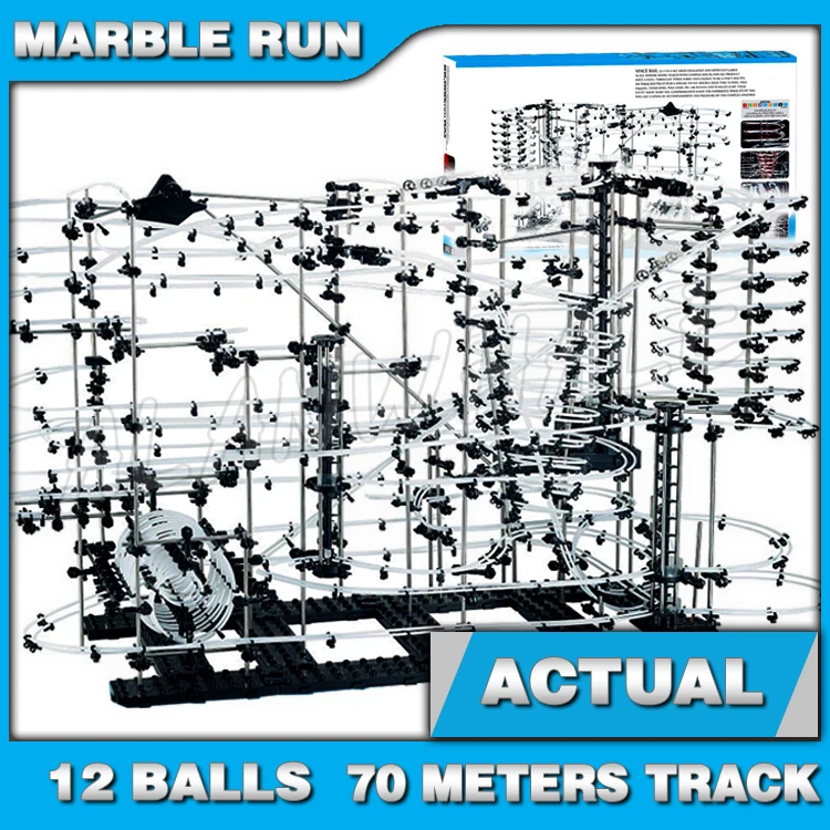 7000 см рельсовый высокий уровень 9 Challenge Marble Run американские горки электрический лифт модель строительный комплект наборы катящийся шар скульптура
7000 см рельсовый высокий уровень 9 Challenge Marble Run американские горки электрический лифт модель строительный комплект наборы катящийся шар скульптура