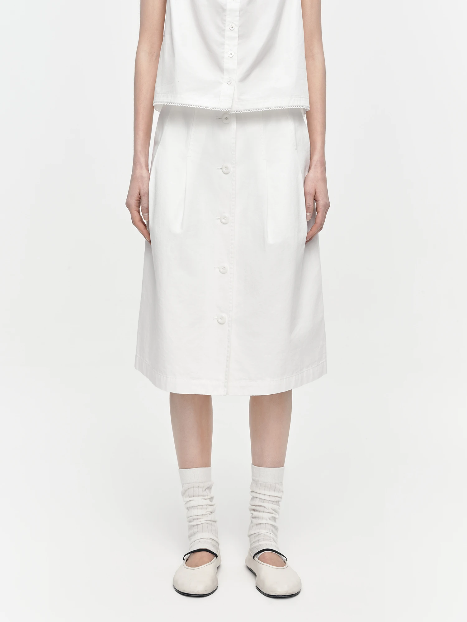 High Waist A-Line Skirt Full Canvas Pleating 00 Cotton Wave Skirt Women's Ci Commute mat Sle Stand Fit
High Waist A-Line Skirt Full Canvas Pleating 00 Cotton Wave Skirt Women's Ci Commute mat Sle Stand Fit