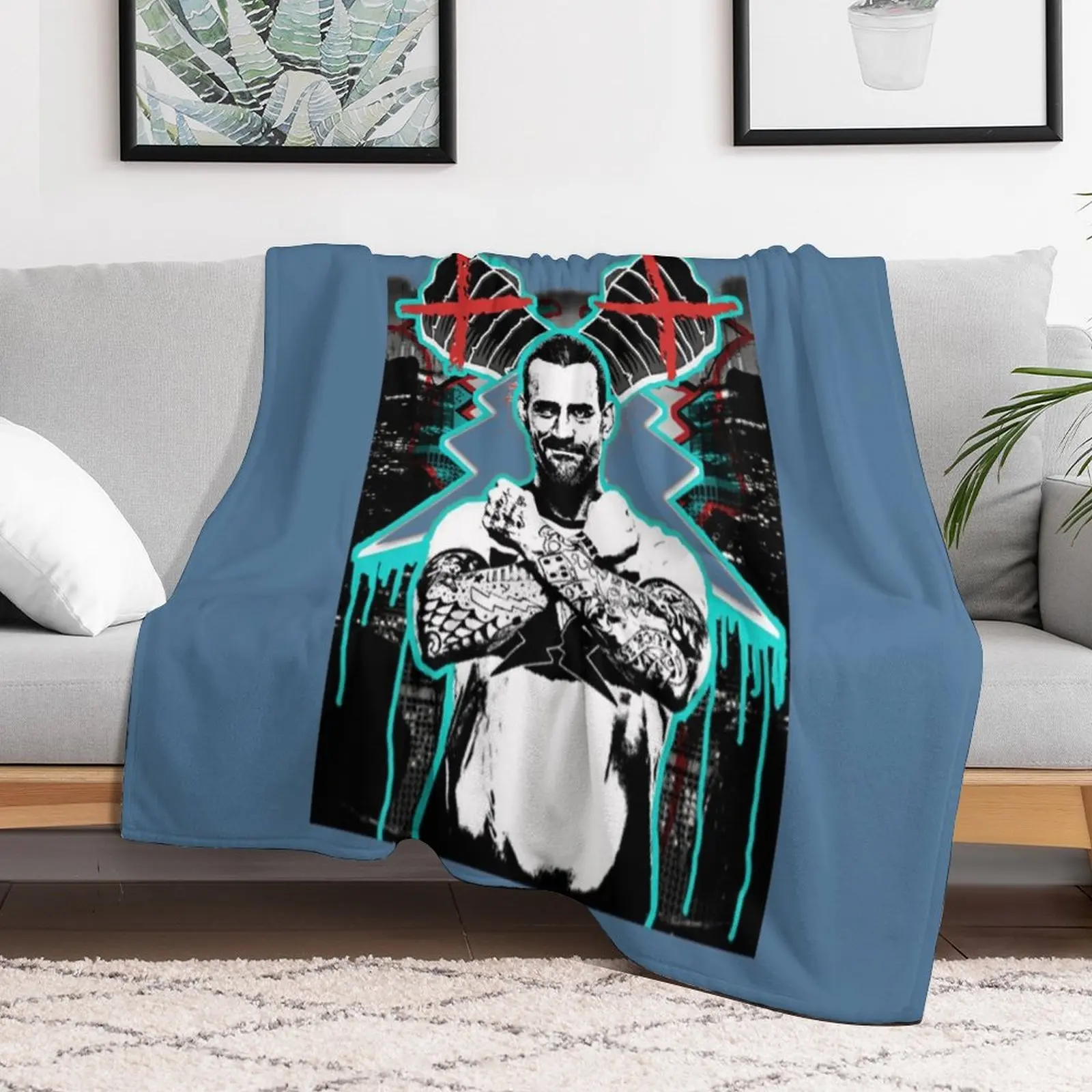 Cm Punk T-ShirtCM PUNK ''X'' (BADART) T-Shirt_by W3IRD GVNG Throw Blanket christmas decoration halloween Designers Blankets
Cm Punk T-ShirtCM PUNK ''X'' (BADART) T-Shirt_by W3IRD GVNG Throw Blanket christmas decoration halloween Designers Blankets