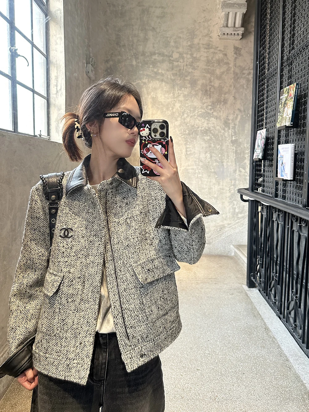 Lamb ort Wool Leather Surface Splicing Jaet Women's Aosphere Feeling Spring Coat Thiened Polyester 60% Wool 40%
Lamb ort Wool Leather Surface Splicing Jaet Women's Aosphere Feeling Spring Coat Thiened Polyester 60% Wool 40%